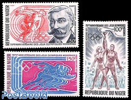 75 years modern olympics 3v