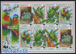 WWF, Lorikeer m/s (with 2 sets)