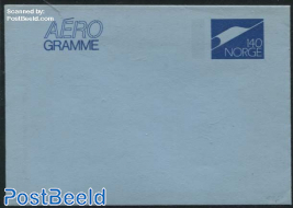 Aerogramme 140o, Phosphor bar left of stampmark