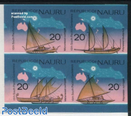  South Pacific conference 4v [+], imperforated