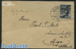 Letter from Vienna to Riga