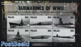 Submarines of WWII 6v m/s
