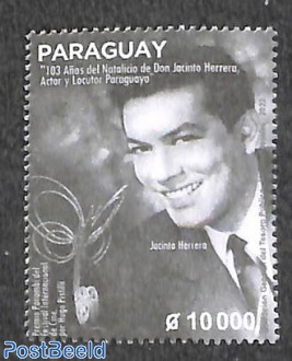 Jacinto Herrera, radio speaker 1v