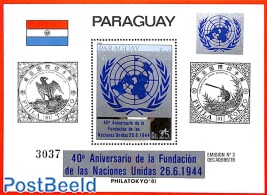 United Nations, overprint s/s