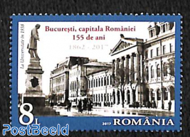 Bucharest 155 years country capital 1v