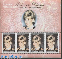 Princess Diana minisheet