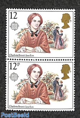 Misprint, Missing P in value, pair with normal stamp