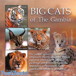 Big Cats of Gambia 4v m/s