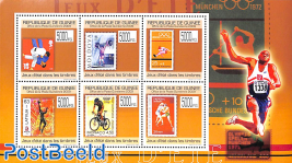 Olympic games on stamps 6v m/s