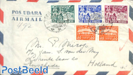 Airmail letter to Holland