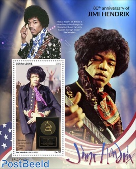 80th anniversary of Jimi Hendrix