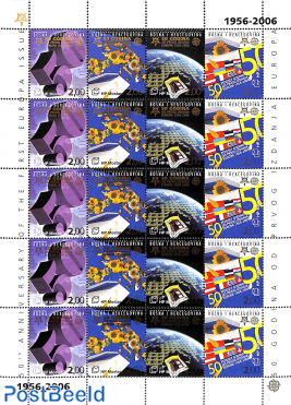 50 years Europa stamps m/s