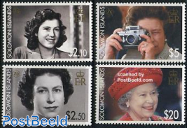 Elizabeth II 80th birthday 4v