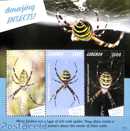 Insects, Wasp Spider 3v m/s