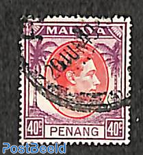 Penang, 40c, used