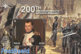 Napoleon 200th death anniversary s/s
