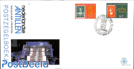 Coronation 2v from booklet FDC