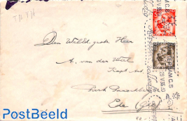 Cover from Amsterdam CS to Ede, machine roll cancellation