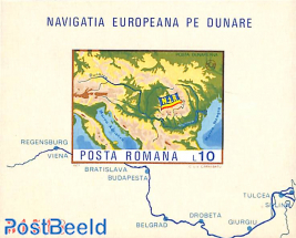 European Donau comission s/s (map)
