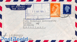 Airmail letter to Holland