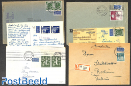 Lot of 6 covers/cards with NOTOPFER stamps