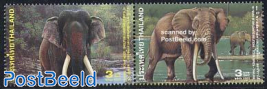 Elephants 2v, joint issue South Africa