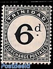6d postage due, WM mult.Crown-CA, Stamp out of set