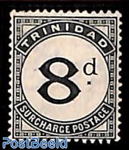 8d postage due, WM mult.Crown-CA, Stamp out of set