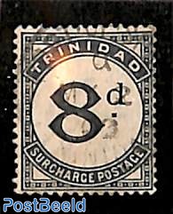 8d, postage due, WM Crown-CA, Stamp out of set