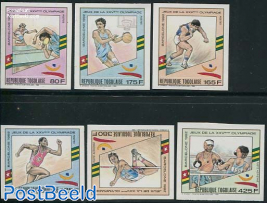 Olympic Games 6v, Imperforated