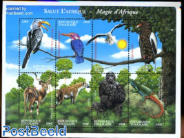 African fauna 8v m/s