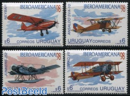 Stamp Exposition, Planes 4v