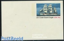 Postcard US Coast Guard Eagle