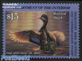 Migratory Bird Hunting Stamp 1v, Mottled Duck