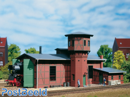 Locomotive Shed with Water Tower