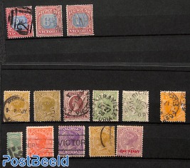 Lot used stamps Victoria 
