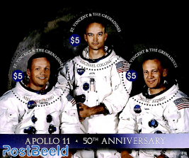 Apollo 11 50th anniversary s/s