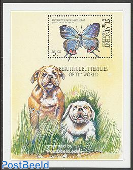 Butterflies s/s (dogs on border)