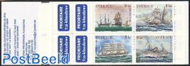 Australia, ships 4v in booklet