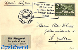 airmail to St.Gallen