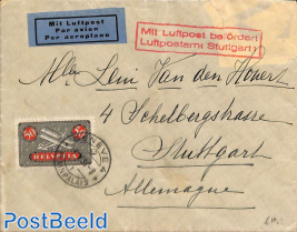 Airmail to Stuttgard 