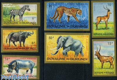 Animals 7v imperforated