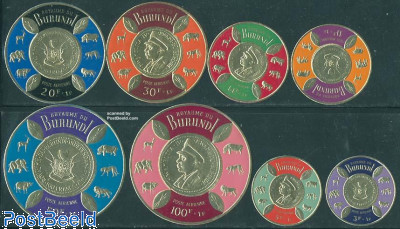 Independence 8v, foil stamps