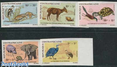 Animals in Fairy Tales 5v, imperforated