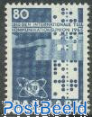ITU centenary 1v, normal paper