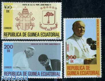 Pope John Paul II 3v