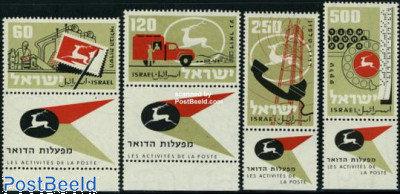 Postal administration 4v