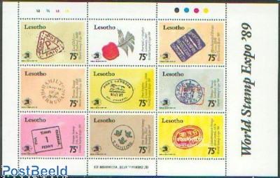 World stamp expo 9v m/s