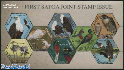 SAPOA Joint Stamp Issue s/s, very rare item, withdrawn before issue