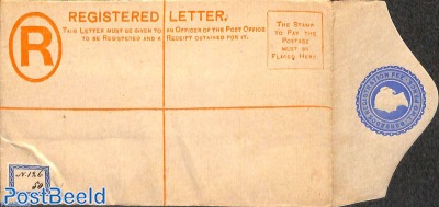 Registered letter envelope 2d